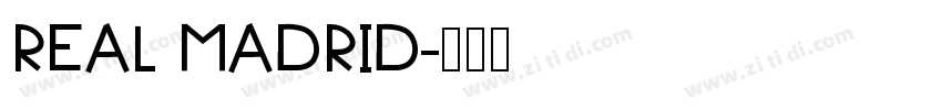 Real Madrid字体转换